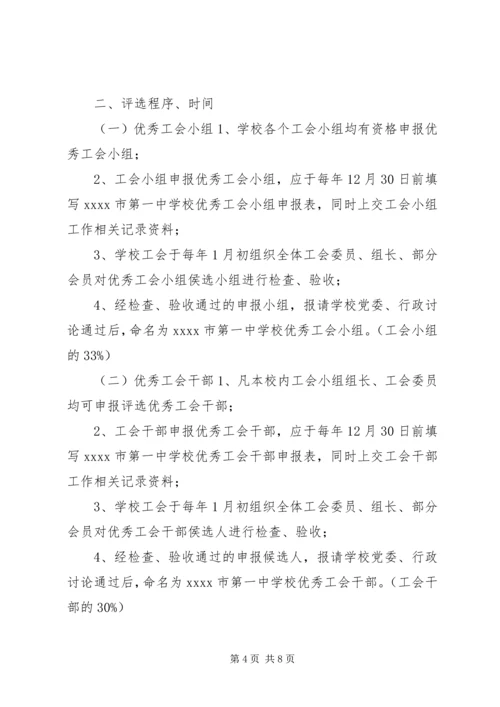 优秀工会小组评选细则.docx