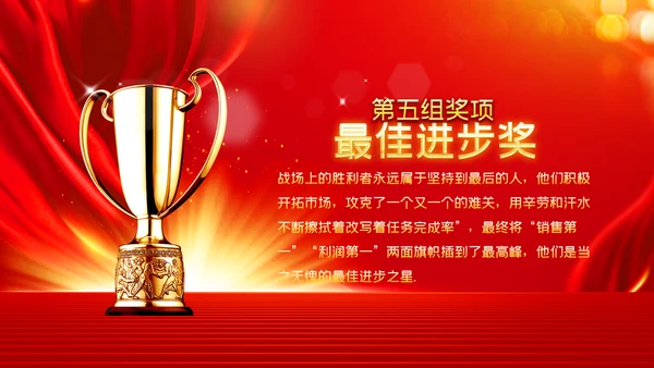 2023春节中国风年会誓师大会年会ppt