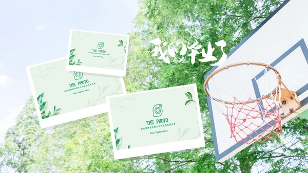 小清新治愈系致青春同学录毕业纪念相册PPT