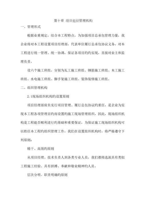 项目组织管理机构.docx