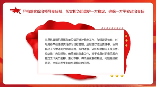 领导班子一岗双责履职情况工作报告PPT