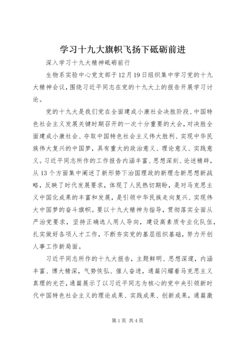 学习十九大旗帜飞扬下砥砺前进 (2).docx