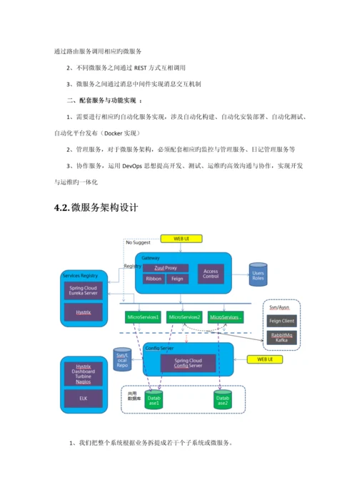 基于SpringCloud微服务系统综合设计专题方案.docx