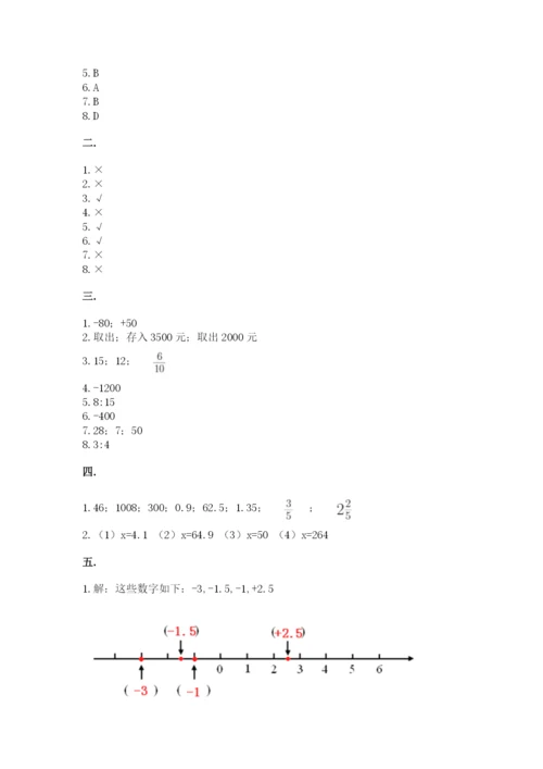 四川省【小升初】2023年小升初数学试卷精品（精选题）.docx