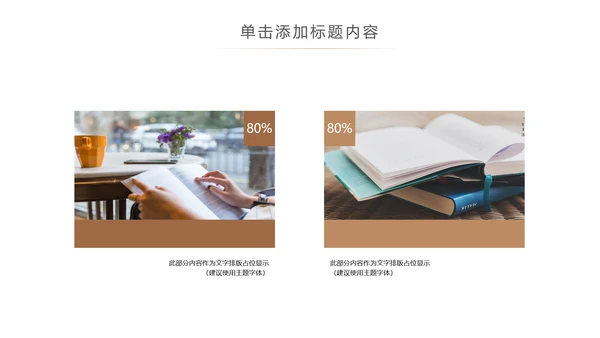 简约读书分享会好书推荐读好书PPT模板