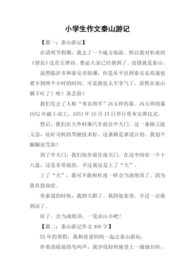 小学生作文泰山游记.docx