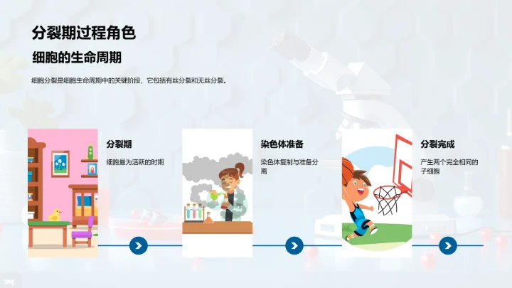 细胞学授课PPT模板