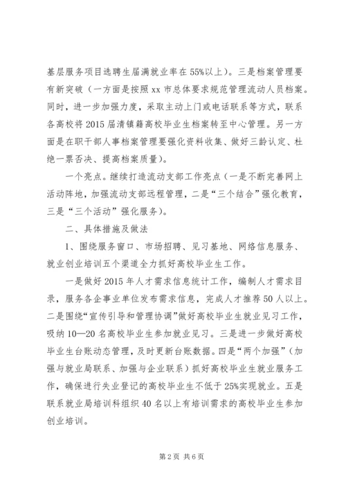 人才交流中心年度工作计划.docx