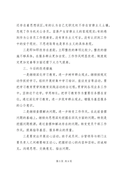 党的群众路线自查报告.docx