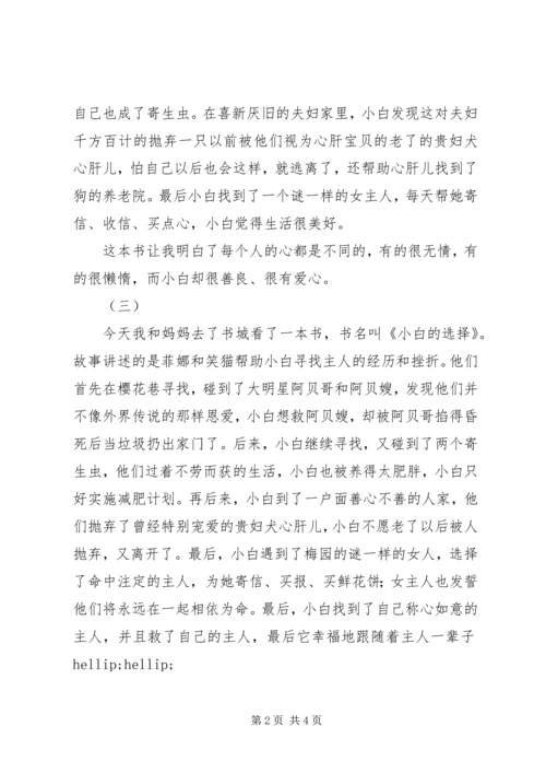 小白的选择读后感 (3).docx