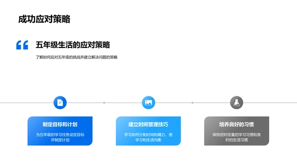 五年级学习生活指导