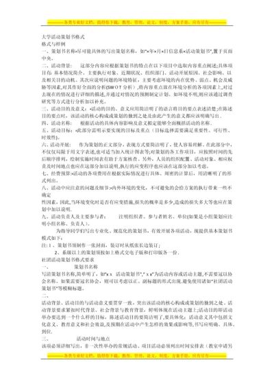 大学策划书格式.docx