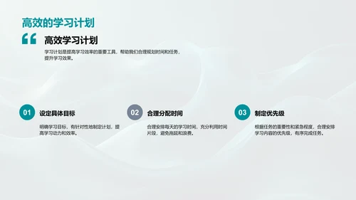 高效学习策略PPT模板