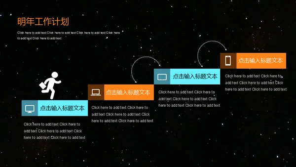 互联网科技计划总结通用PPT模板