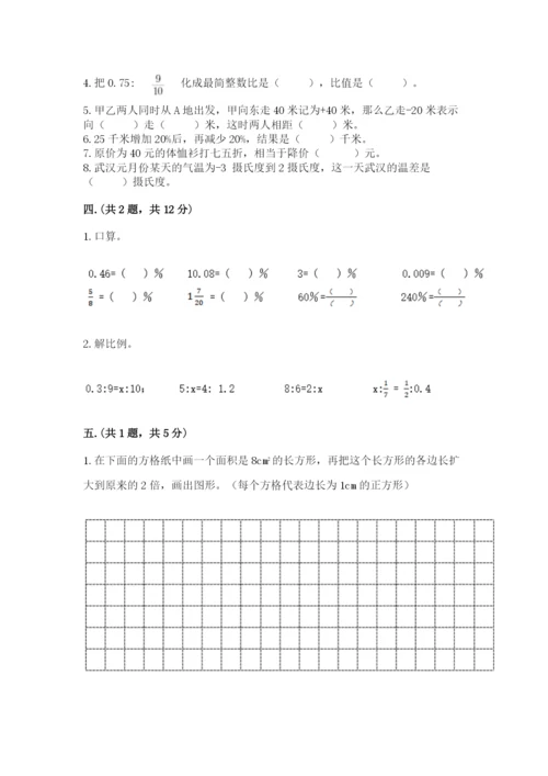 洛阳市小学数学小升初试卷【基础题】.docx