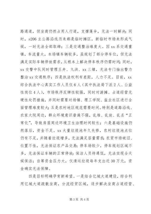 乡镇城乡环境治理半年工作总结.docx