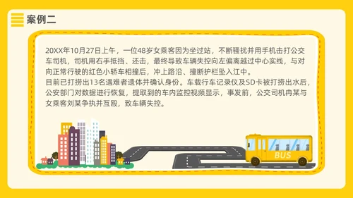 黄色插画风格打败情绪小怪兽情绪管理PPT