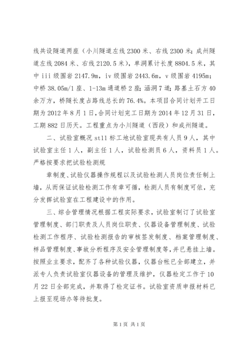 工地试验室主任工作总结.docx