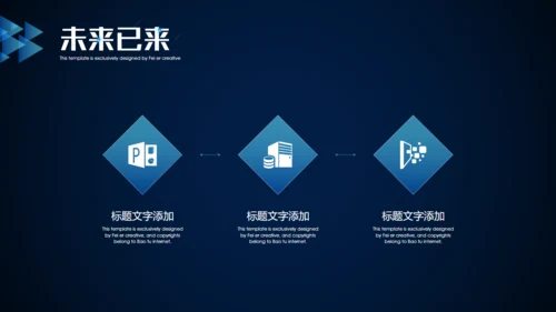 未来已来创新科技通用PPT模板