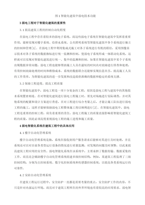 智能化建筑中弱电工程的技术应用与实践探究.docx