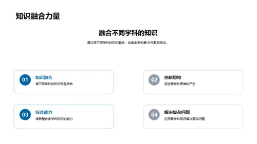 跨学科学习导论