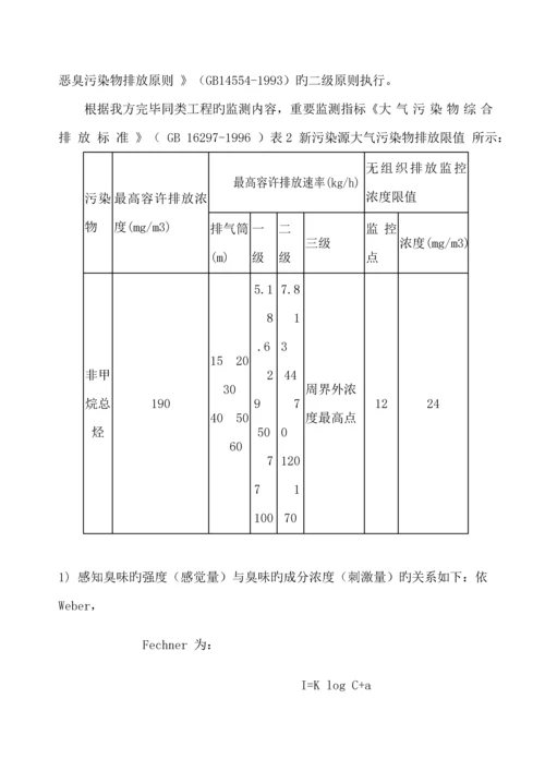 vocs处理设计专题方案.docx