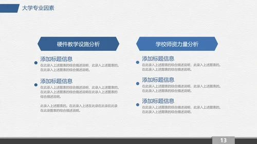 各专业通用大学生职业生涯规划PPT模版