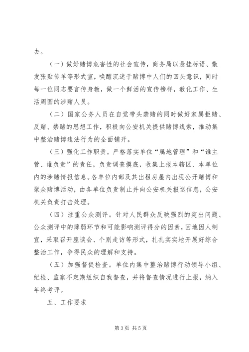 集中整治赌博行动实施方案.docx
