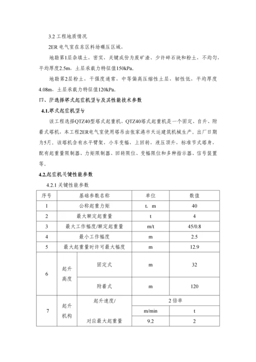 塔吊安装使用安全专业方案.docx