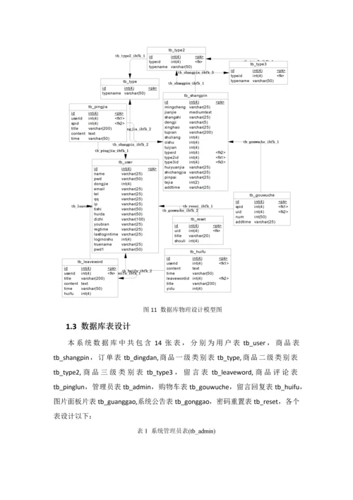 电子商务网站数据库设计项目说明指导书.docx