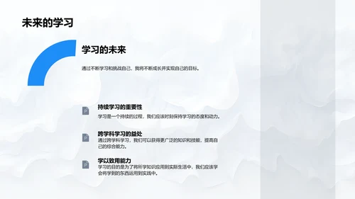 个人学习实践报告PPT模板