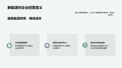 新能源技术：塑造未来