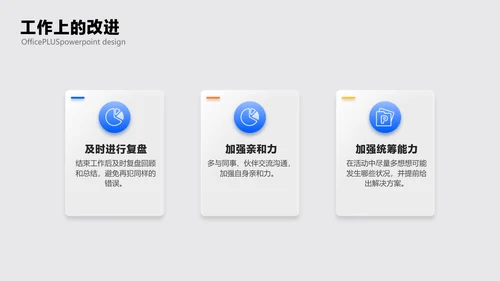 白色拟态风年中总结工作汇报PPT套装