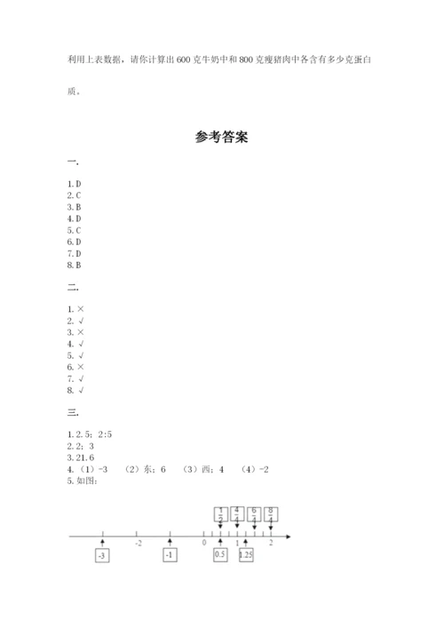 西安铁一中分校小学数学小升初第一次模拟试题带答案（模拟题）.docx