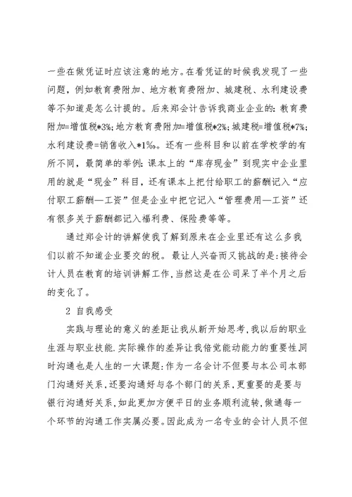 会计实习报告5篇 2(共17页)
