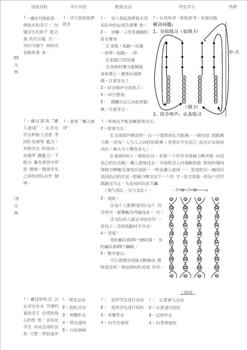 中学体育公开课教案20201012114313