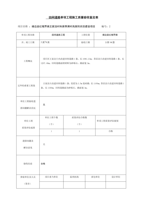 关键工程综合施工质量评定表.docx