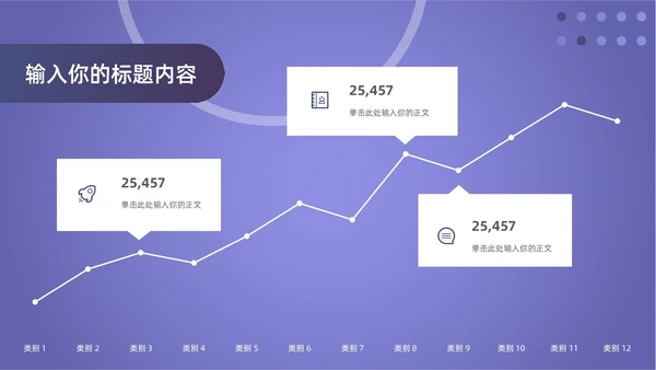 紫色简约通用工作汇报总结年度汇报PPT模板