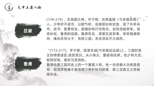 黑白古风水墨风孙权劝学初中七年级下册人教版语文PPT课件人教版初中语文七年级下册课件