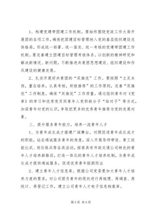 公司团委年度工作要点 (4).docx