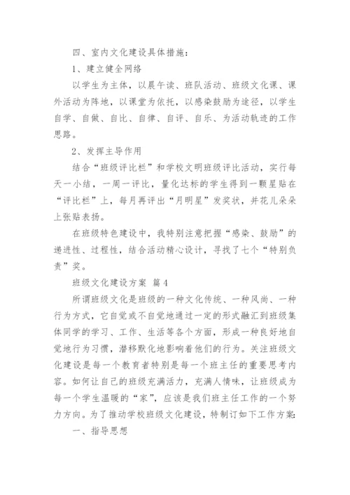 班级文化建设方案.docx