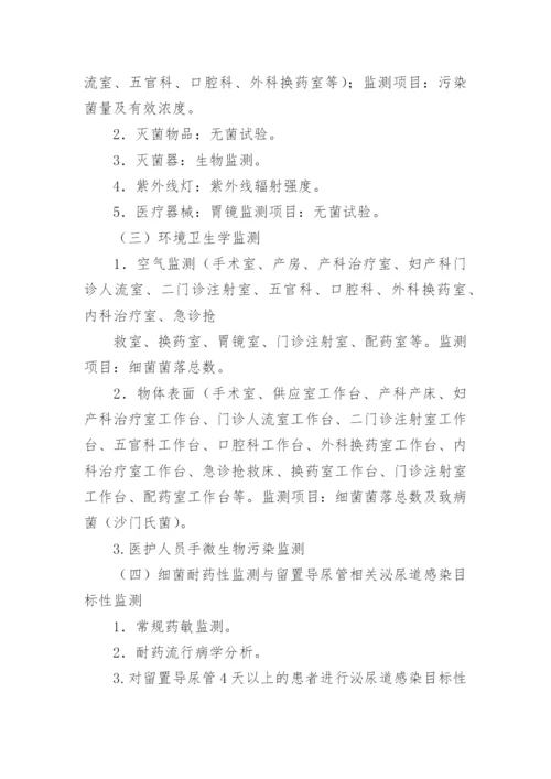 医院感染监测计划.docx