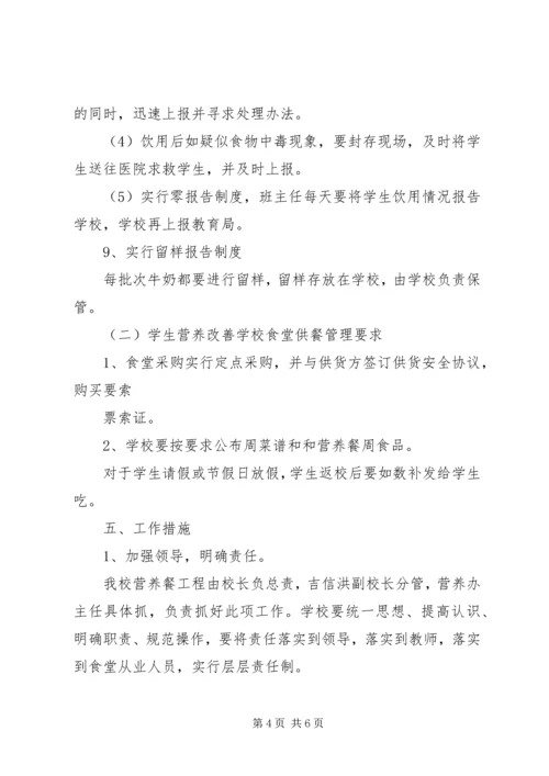 耈街中学营养餐计划.docx
