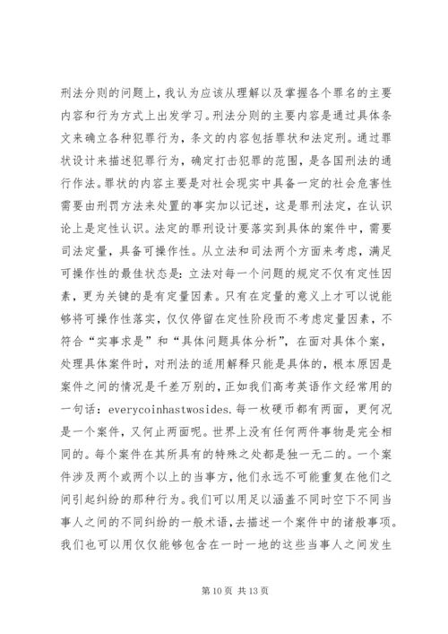 学习《中华人民共和国刑法》心得体会 (2).docx