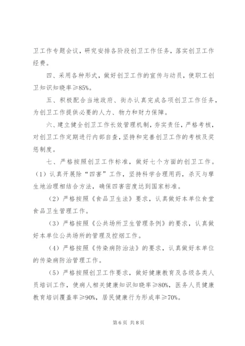 创卫工作、爱国卫生管理制度或办法.docx