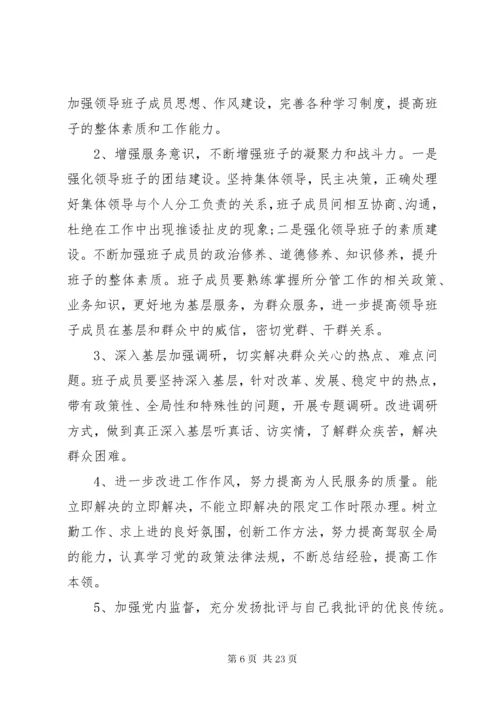 公安局主题实践问题整改清单.docx