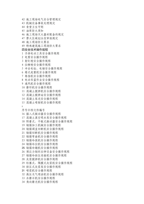 建设工程安全竣工技术资料归档目录.docx