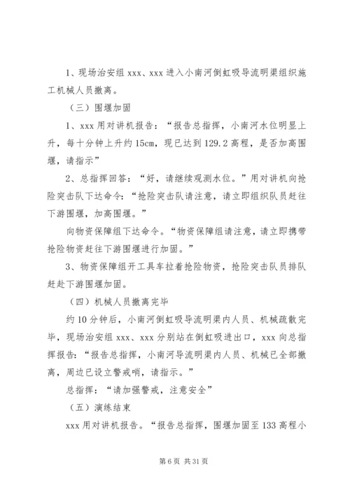防洪度讯应急演练方案.docx