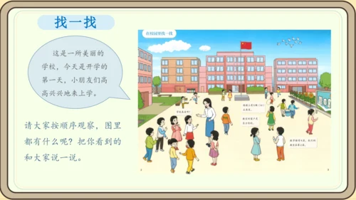 人教版数学（2024）一年级上册数学游戏 1.在校园里找一找课件(28张PPT)