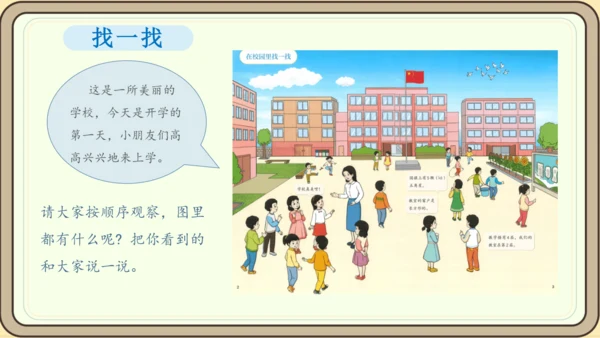 人教版数学（2024）一年级上册数学游戏 1.在校园里找一找课件(28张PPT)
